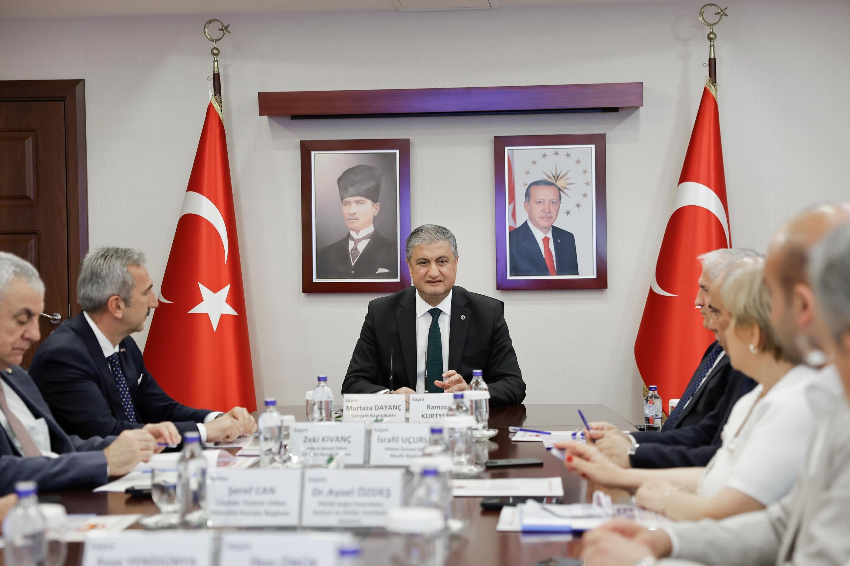 CEYHAN OSB M&Uuml;TEŞEBBİS HEYETİ TOPLANTISI GER&Ccedil;EKLEŞTİRİLDİ